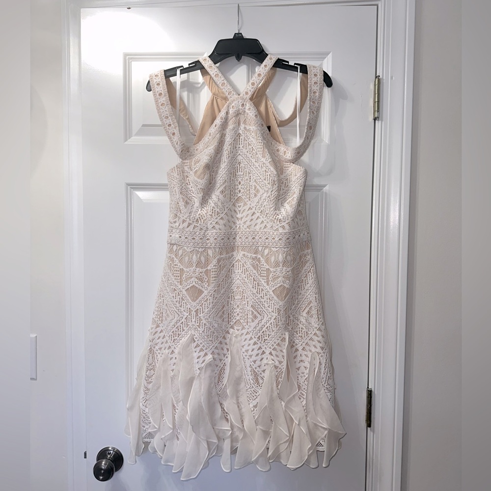 BCBGMaxazria Gorgeous Cocktail Dress. Only worn once to an all white wedding.